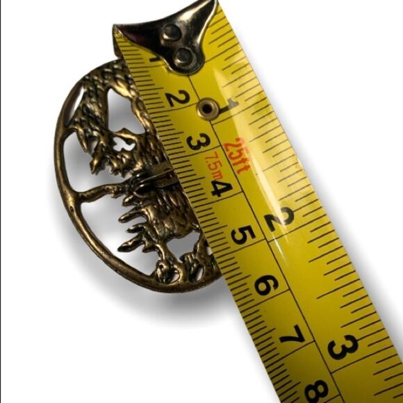 Vintage 80s Pin Brooch - Picture 3 of 6